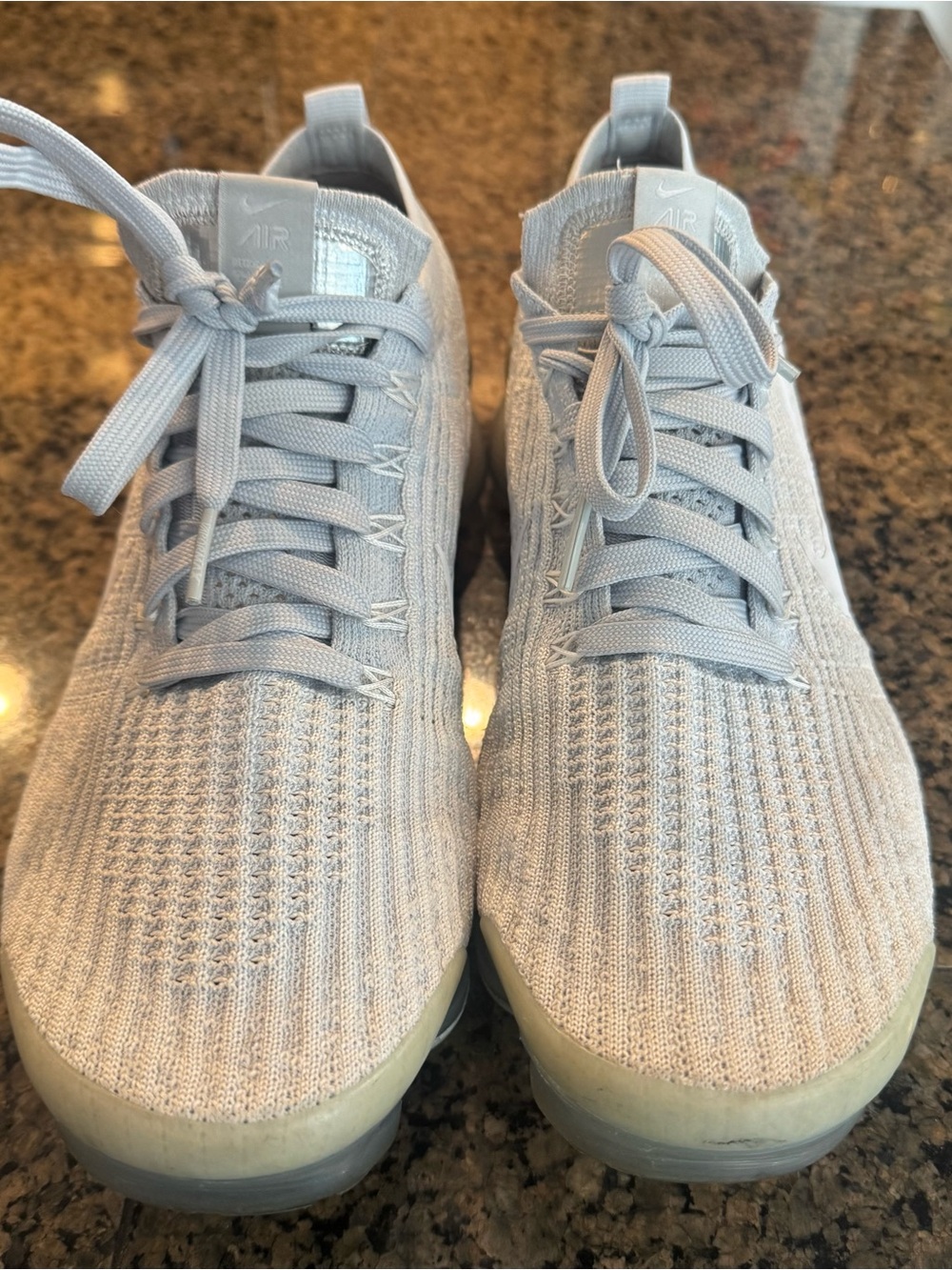 Nike Light Blue Knit Sneakers